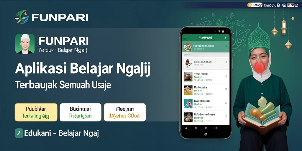 Tampilan antarmuka aplikasi FUNPARI yang interaktif dan menarik.