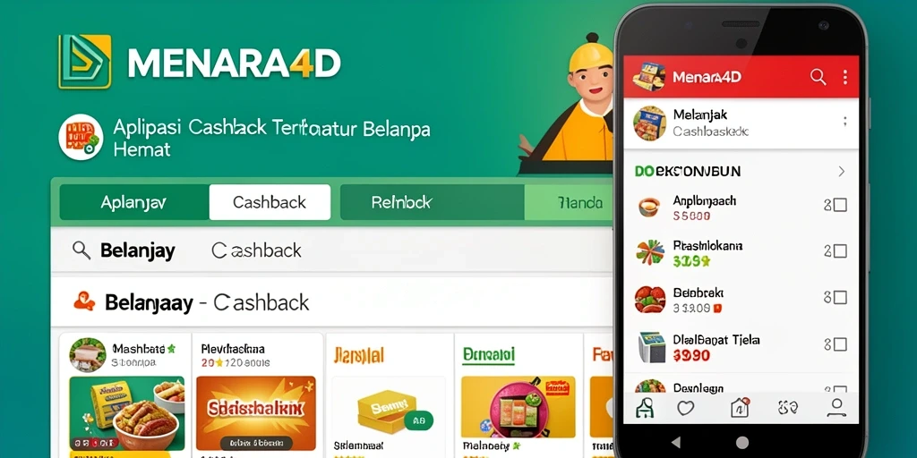 Tampilan antarmuka MENARA4D yang sederhana dan menarik untuk pengguna Cashback.