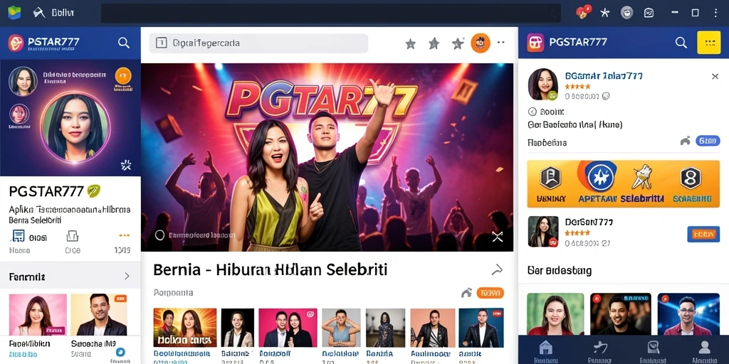 Tampilan utama PGSTAR777 yang menawan dan informatif.