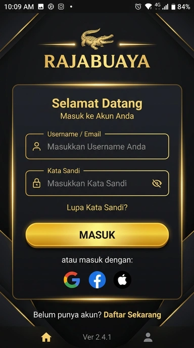 Masuk Akun Rajabuaya untuk Pengguna Android